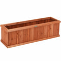 Wooden Decorative Planter Box