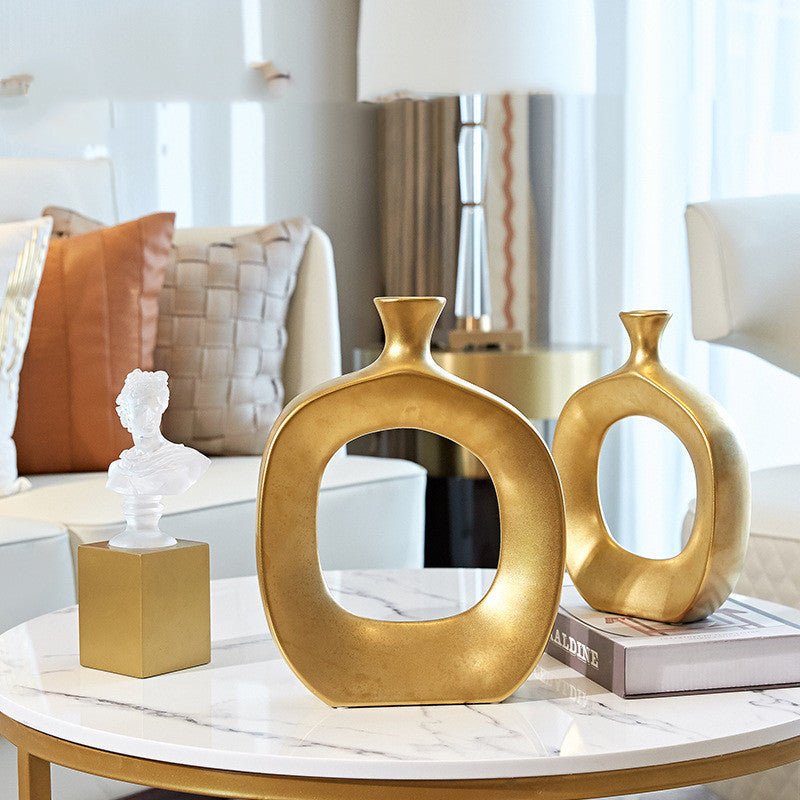 Gold Vase Decoration