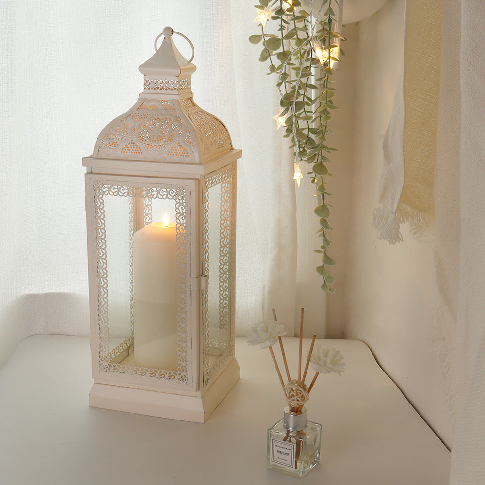 Rustic Metal Decorative Candle
