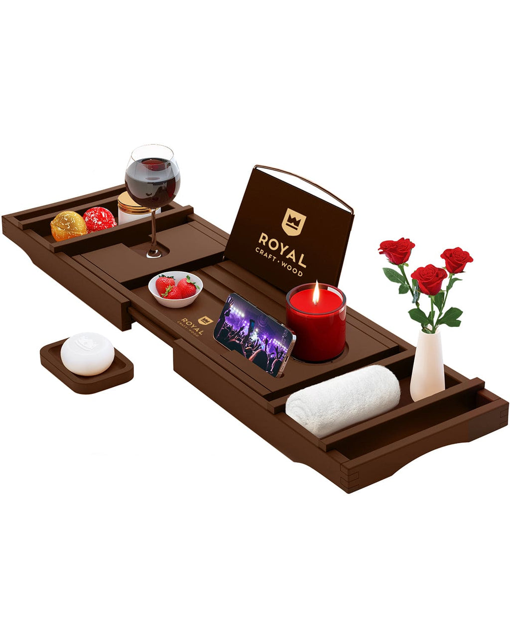 Bathtub Caddy Tray - Brown