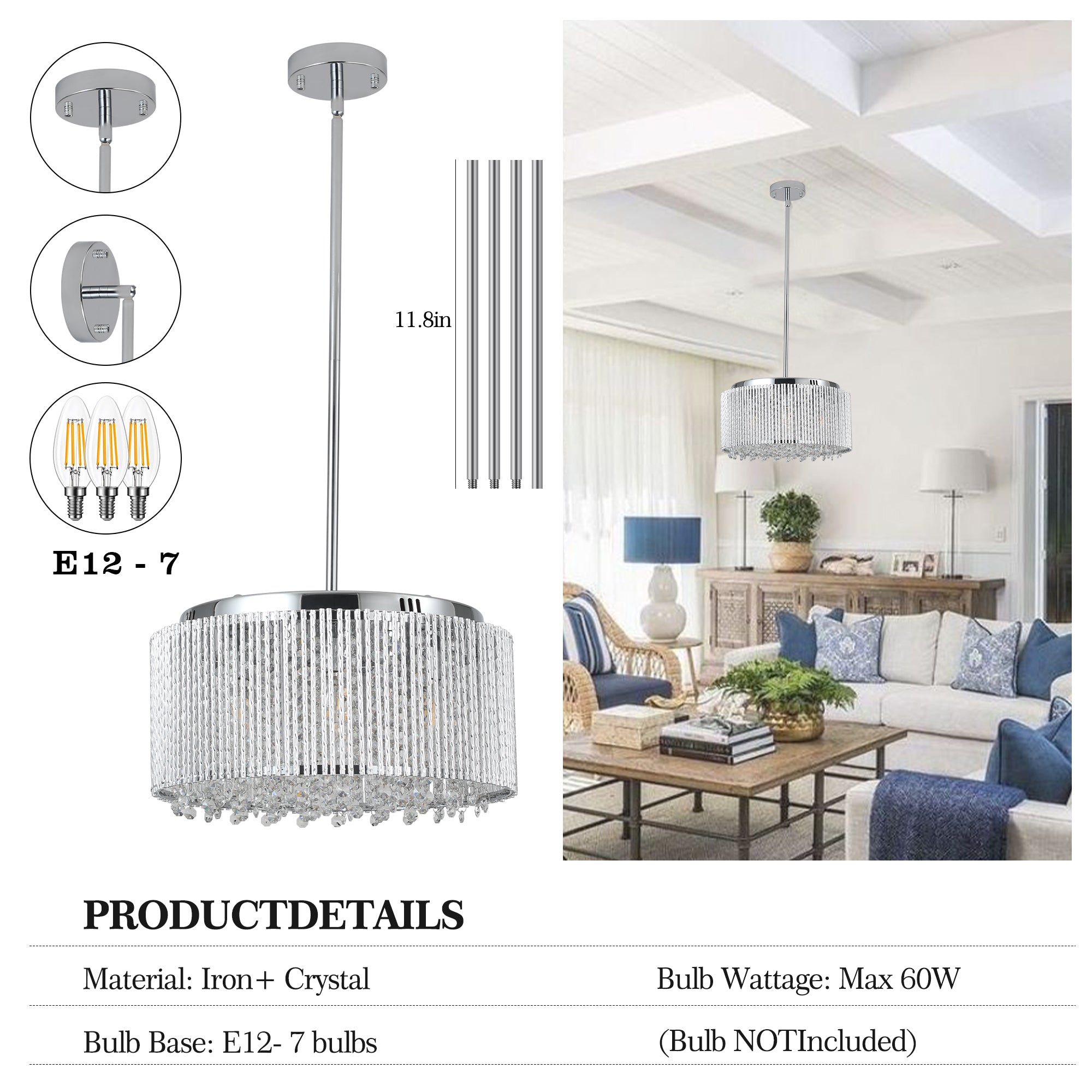 Modern Crystal Chandelier