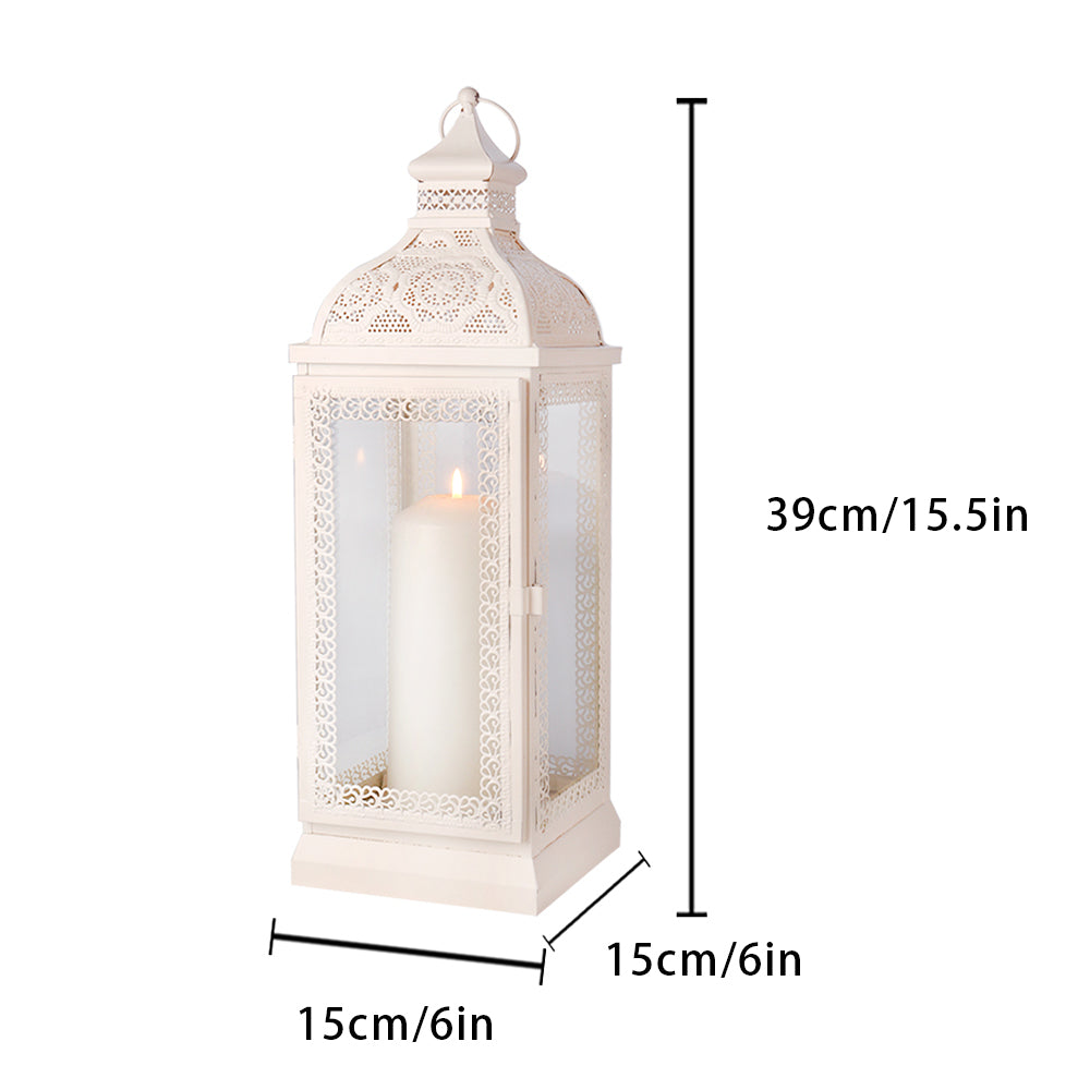 Rustic Metal Decorative Candle