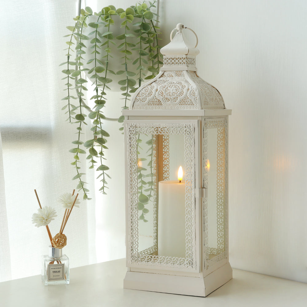 Rustic Metal Decorative Candle