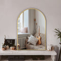 Gold Arched Wall Mirror