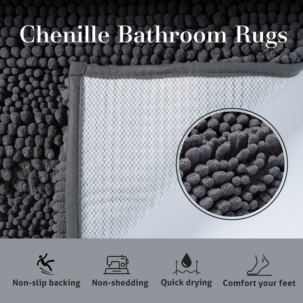 Non-Slip Bathroom Rug Mat