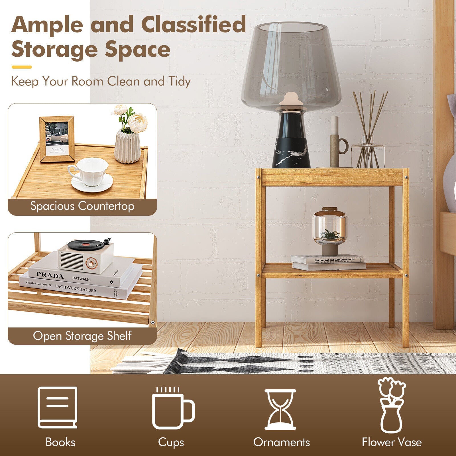 Bamboo Nightstand