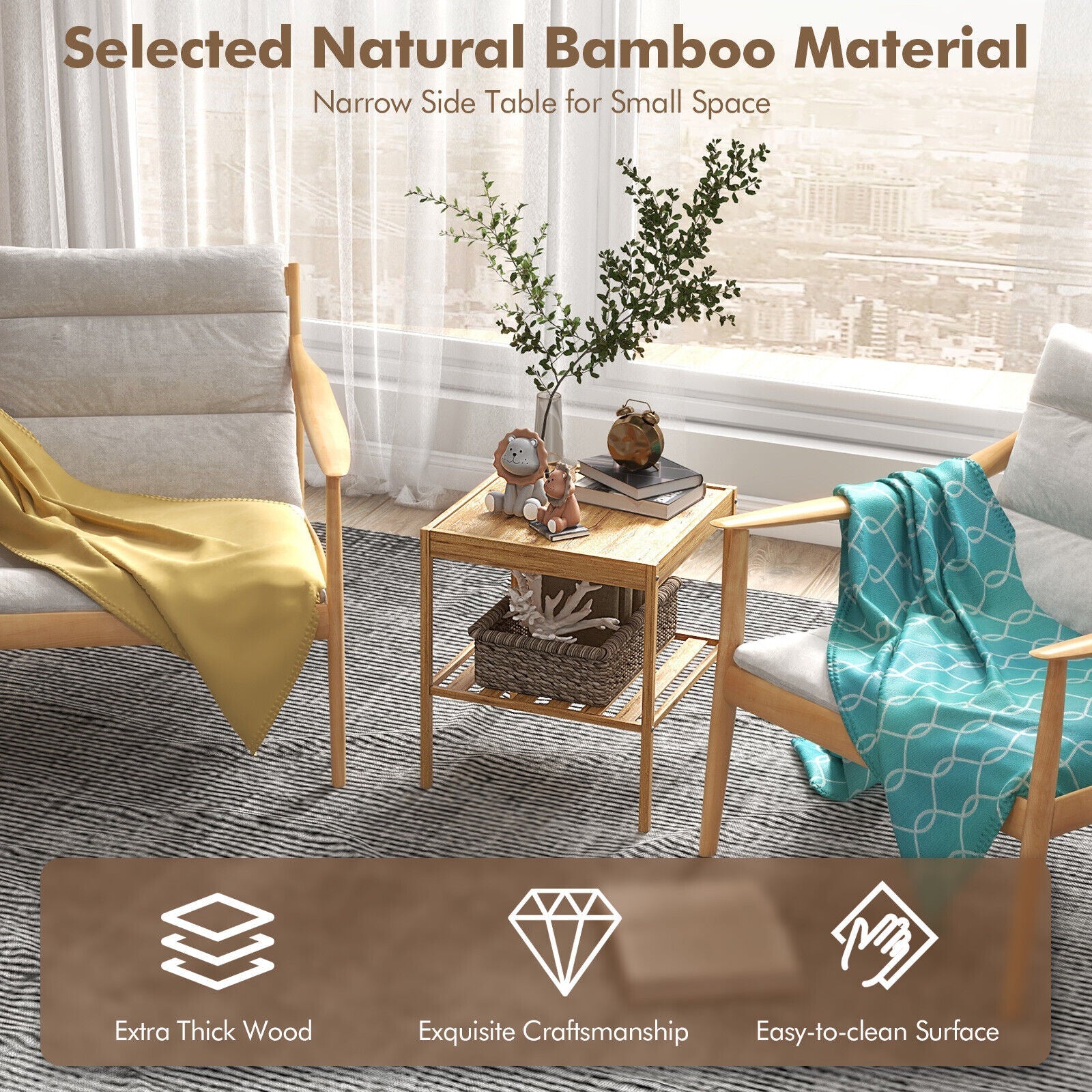 Bamboo Nightstand