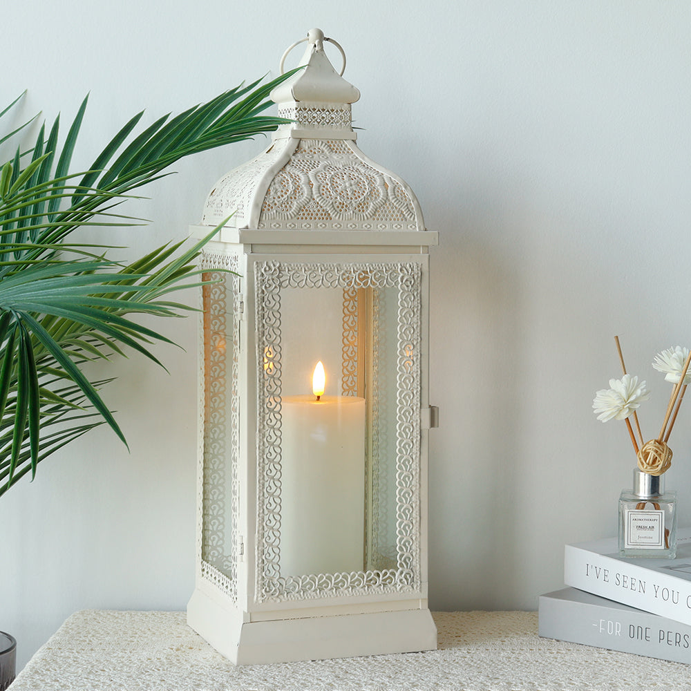 Rustic Metal Decorative Candle