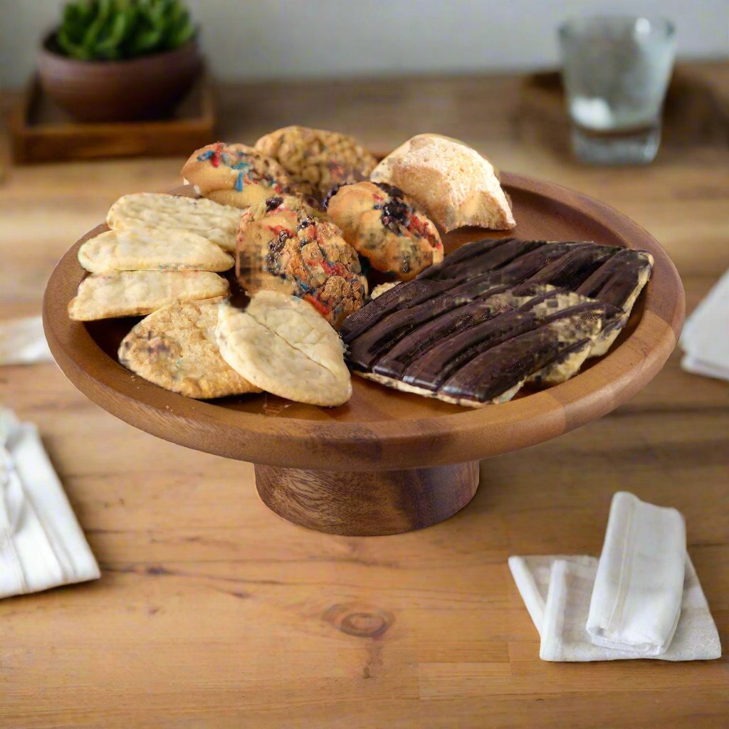 Acacia Wood Cake Stand