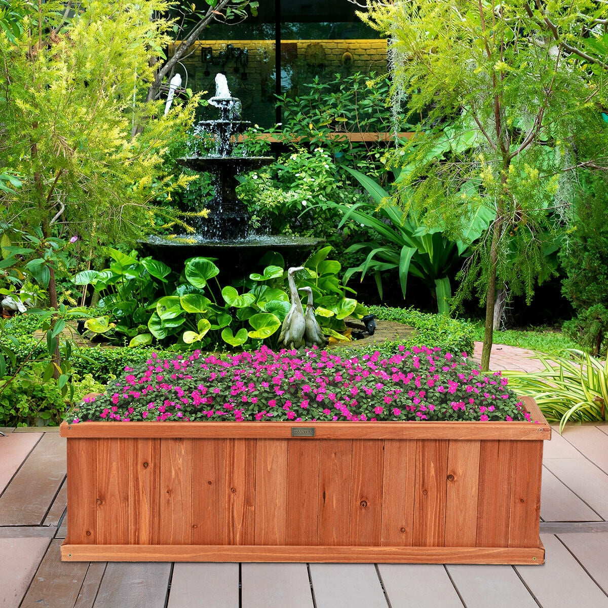 Wooden Decorative Planter Box