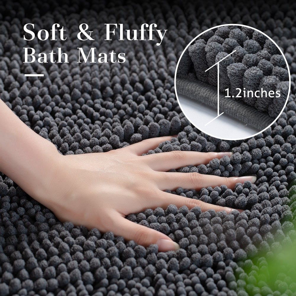 Non-Slip Bathroom Rug Mat