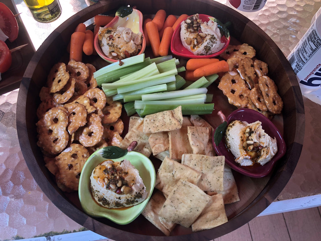 Acacia Round Serving Tray