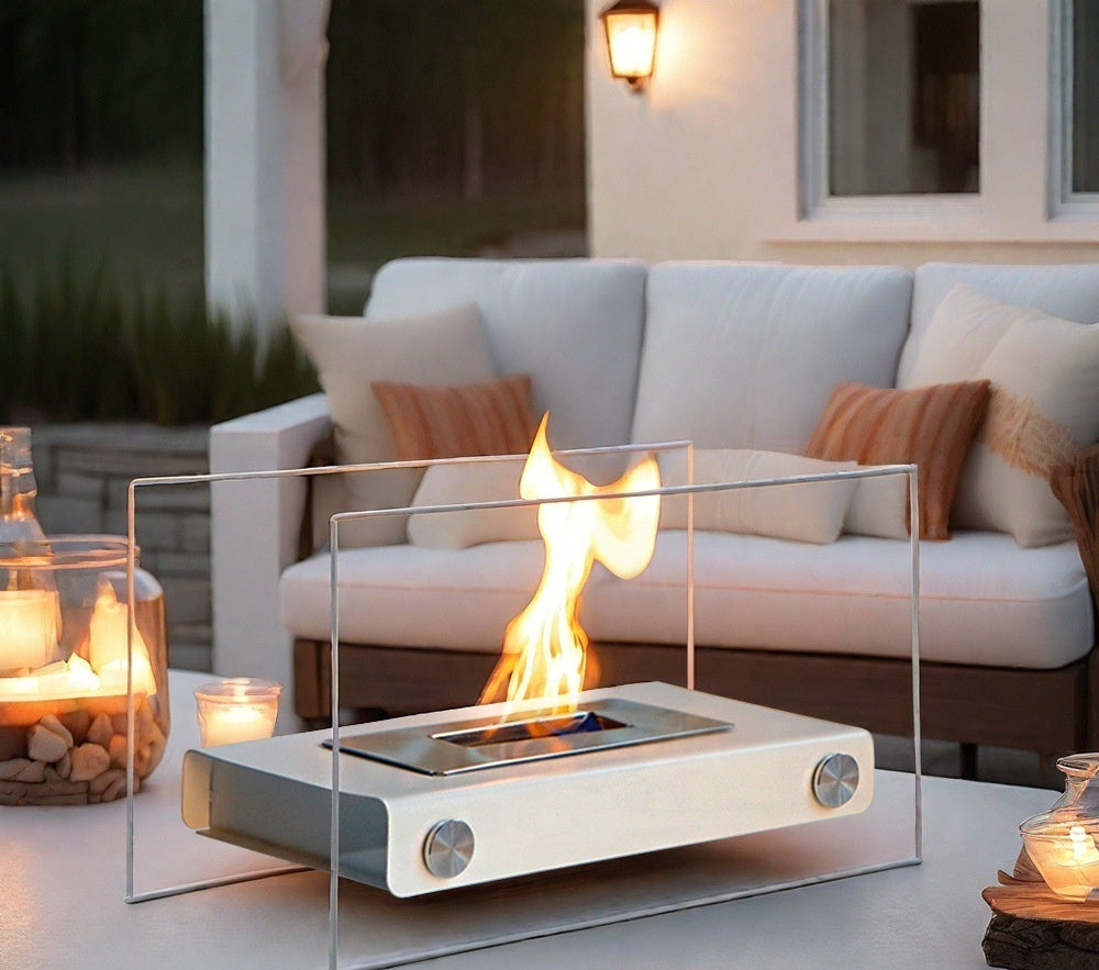 Tabletop ethanol fireplace