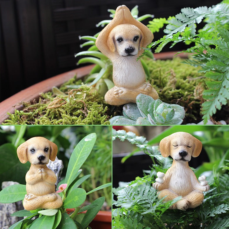 Mini Puppy Garden Ornament