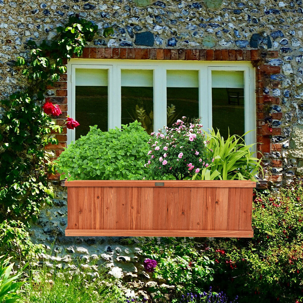 Wooden Decorative Planter Box