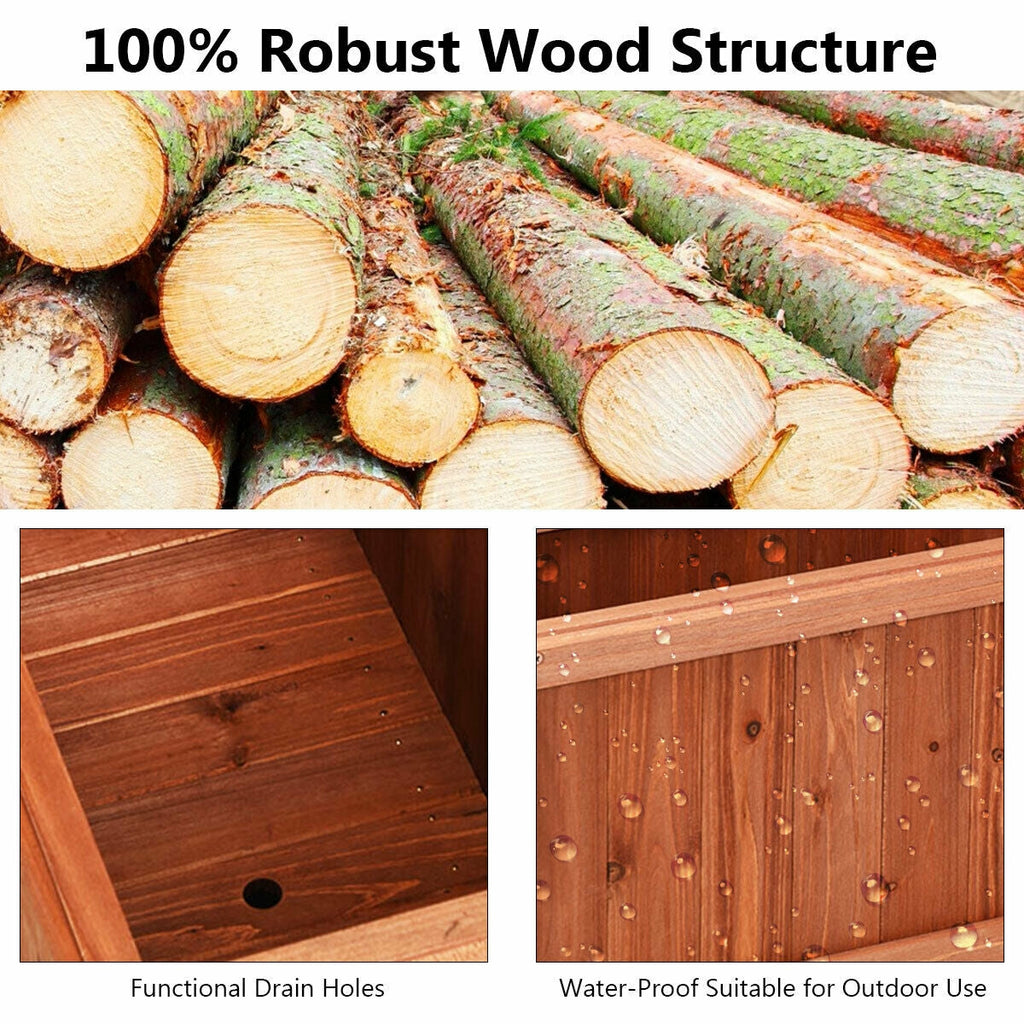 Wooden Decorative Planter Box