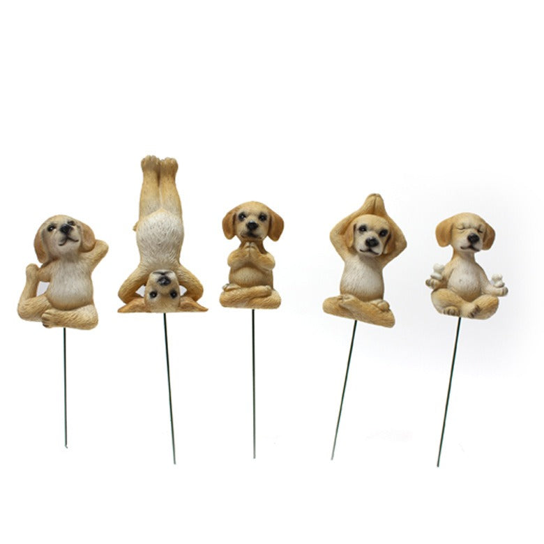 Mini Puppy Garden Ornament