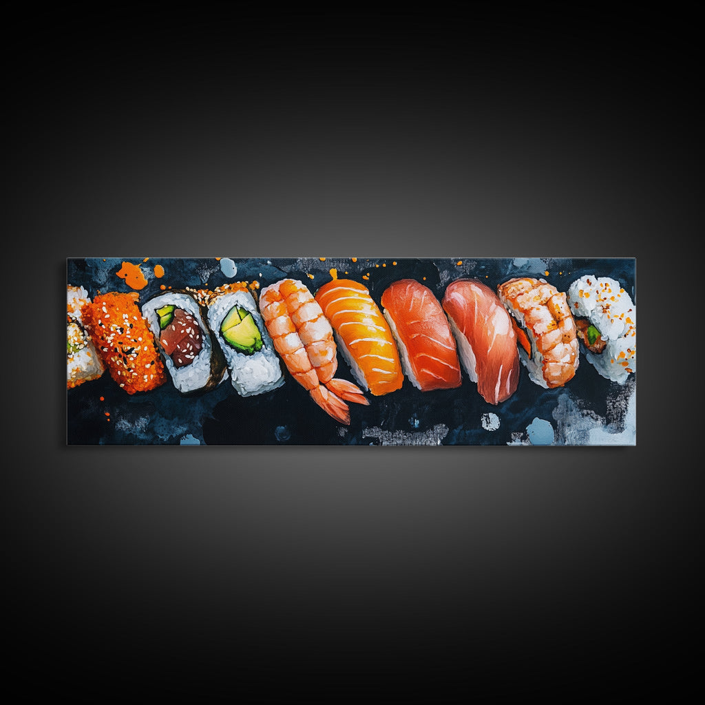 Wabi Sabi Sushing Painting Print
