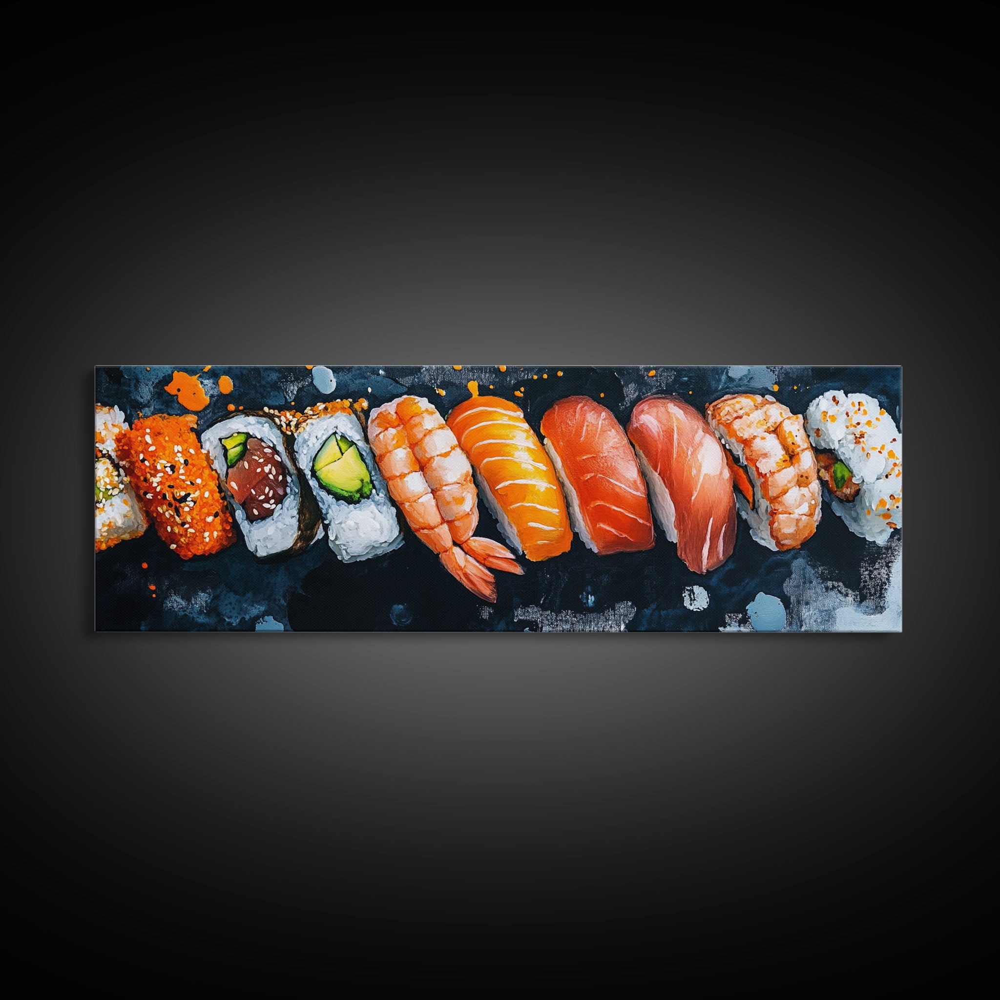 Wabi Sabi Sushing Painting Print