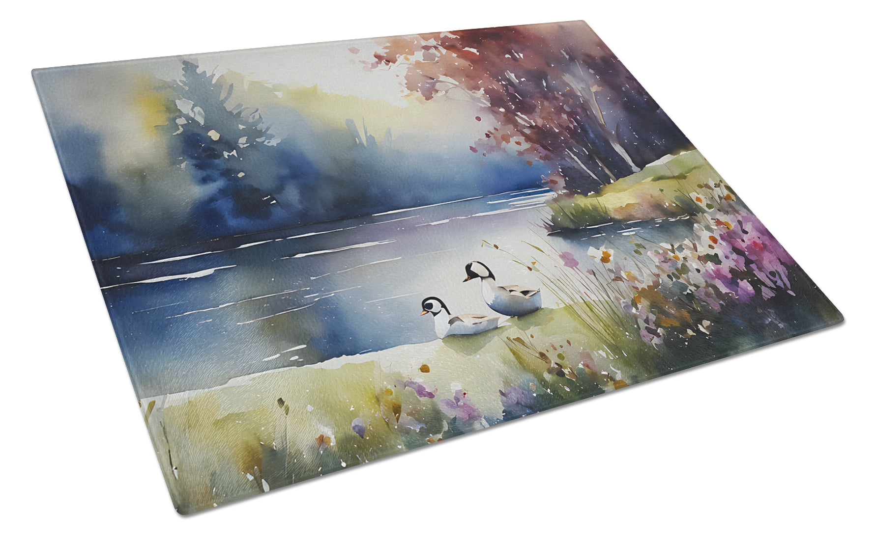 Bufflehead Glass Cutting Boards