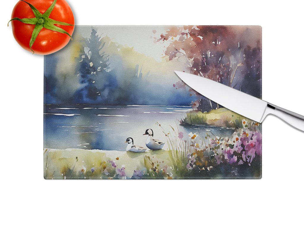 Bufflehead Glass Cutting Boards