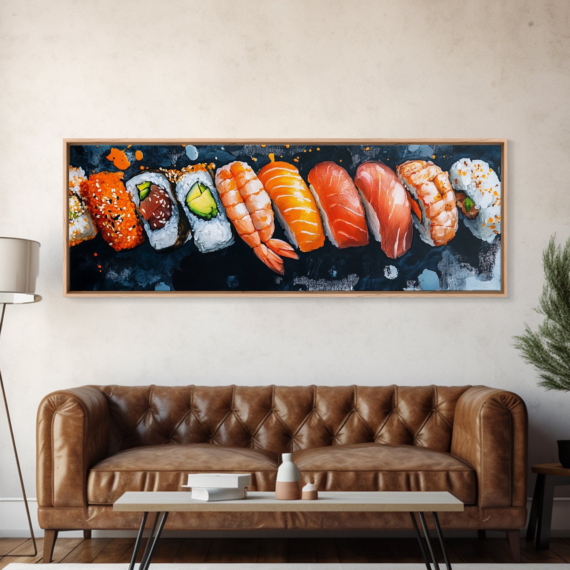 Wabi Sabi Sushing Painting Print