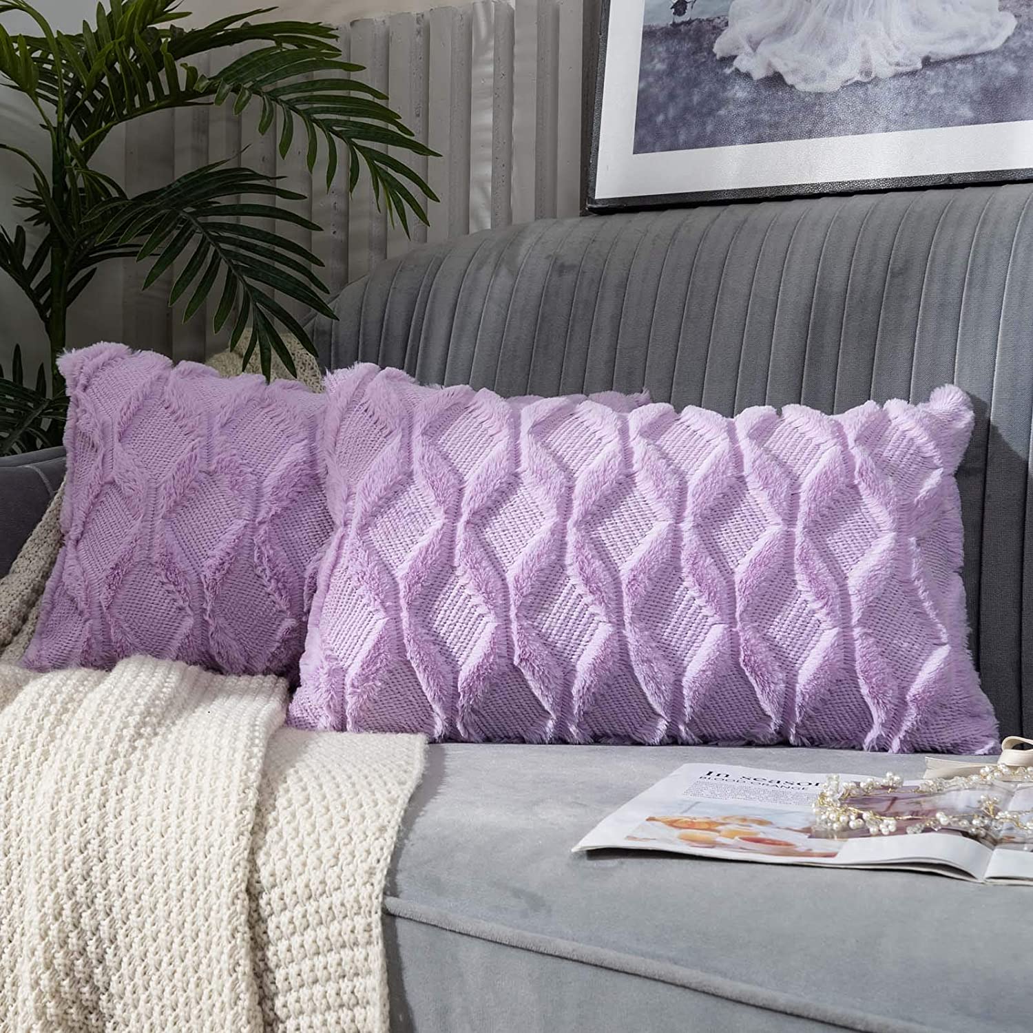 Single Side Combo Pillow Covers