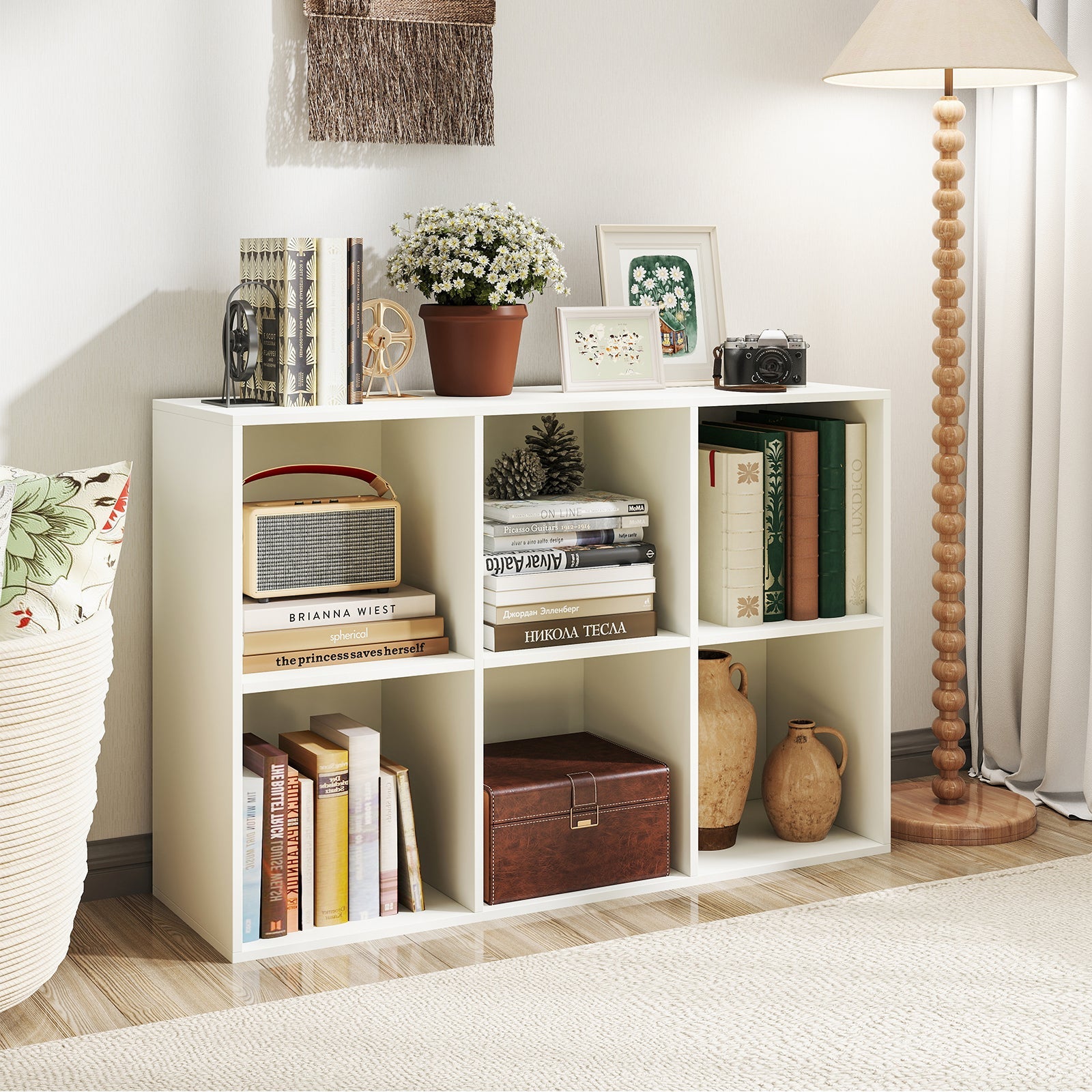 6-Cube Bookcase