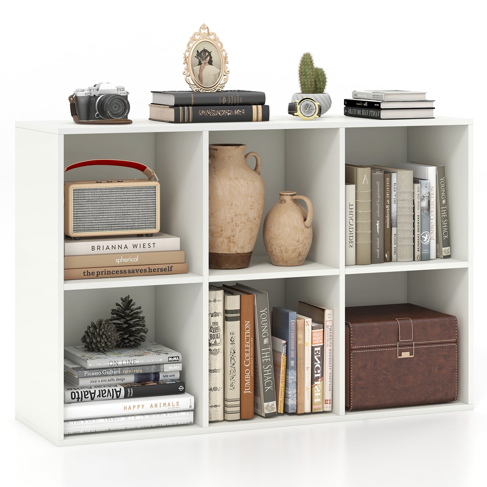 6-Cube Bookcase