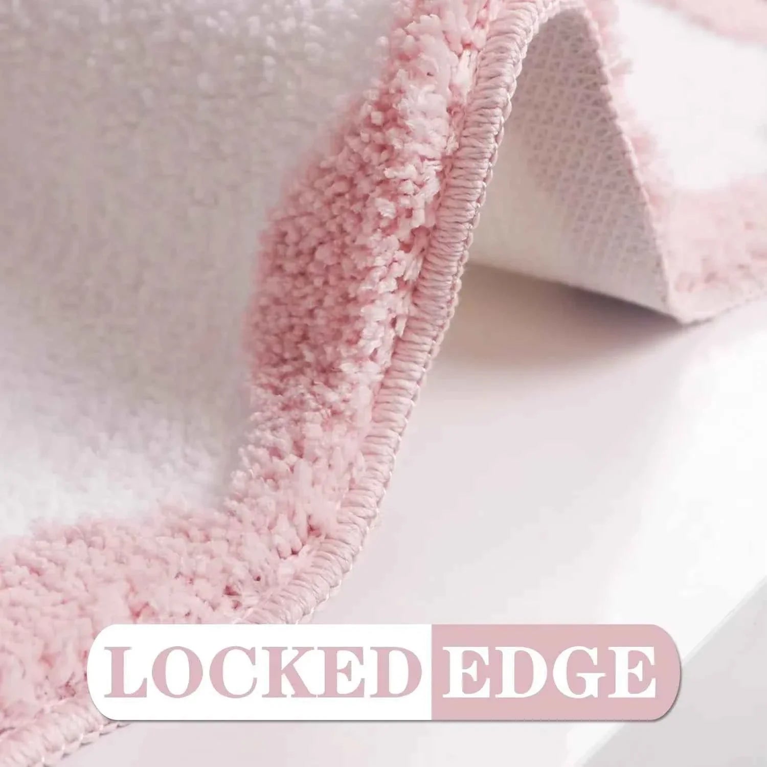 Pink Bow Bath Mat