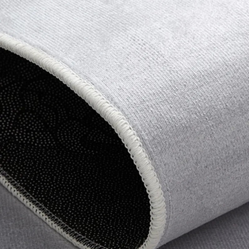 Leaf Pattern Gradient Grey Rug