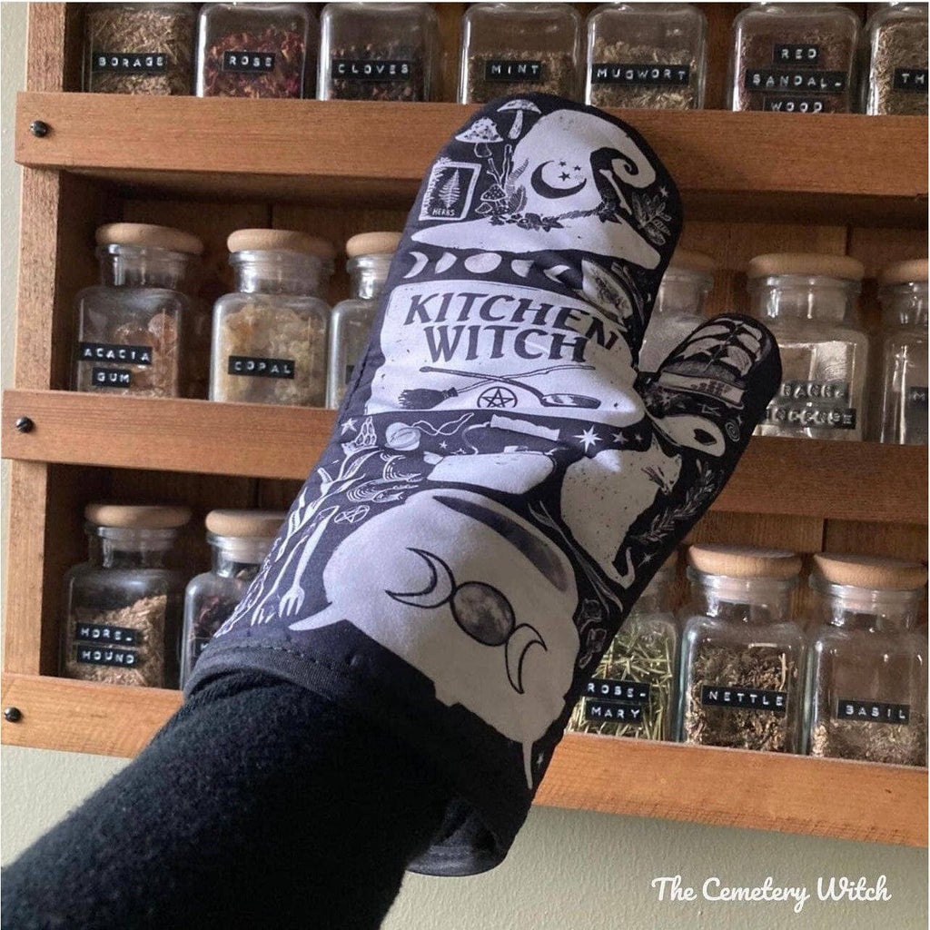Kitchen Witch Oven Mitt