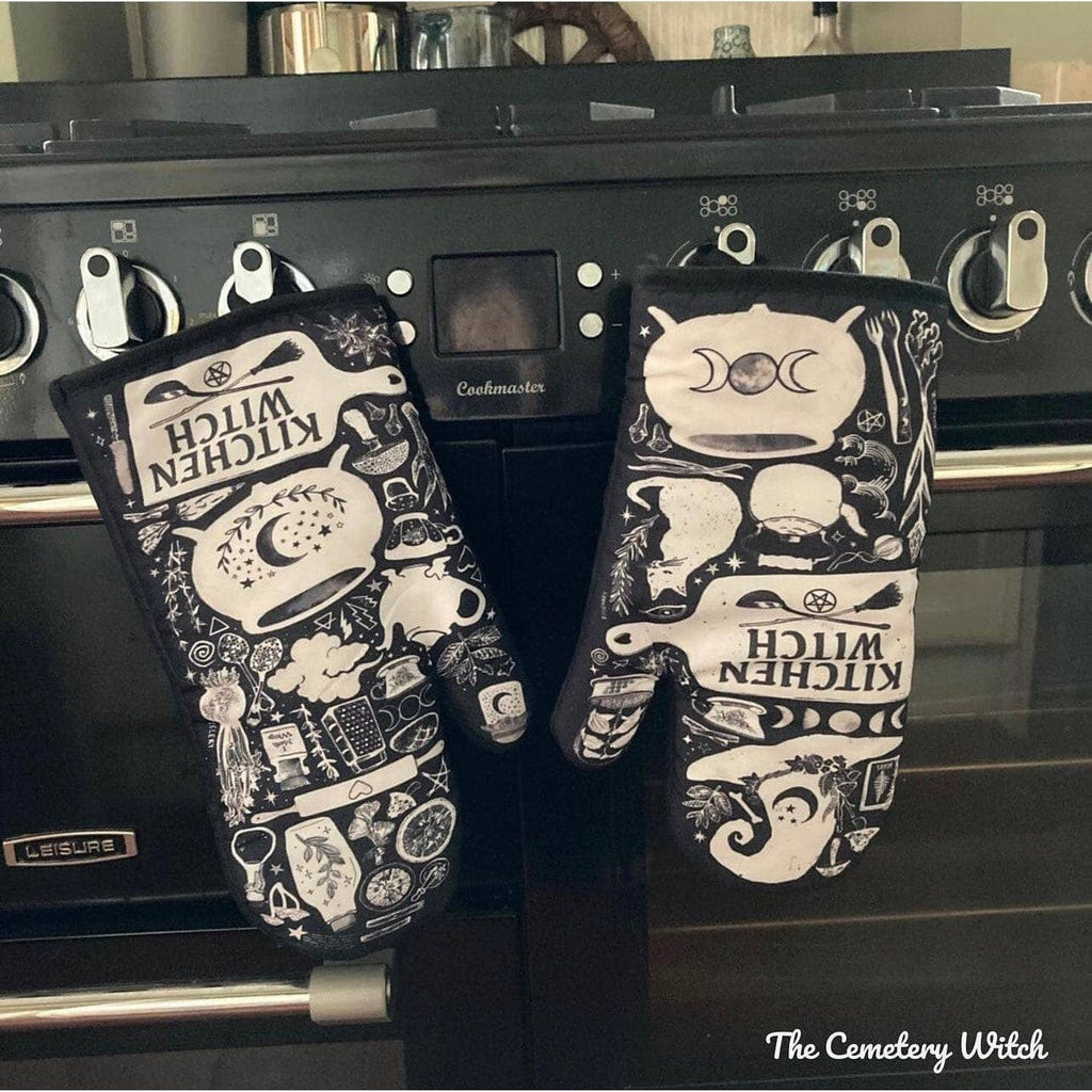 Kitchen Witch Oven Mitt