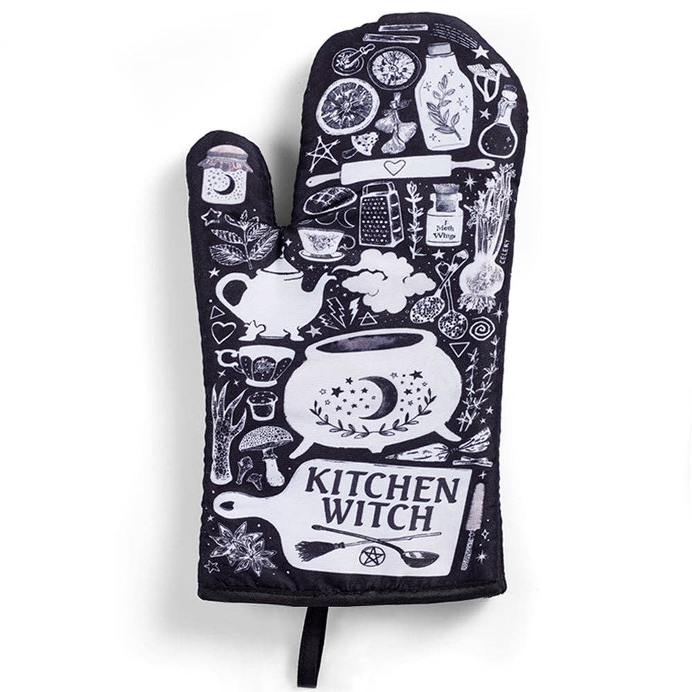 Kitchen Witch Oven Mitt