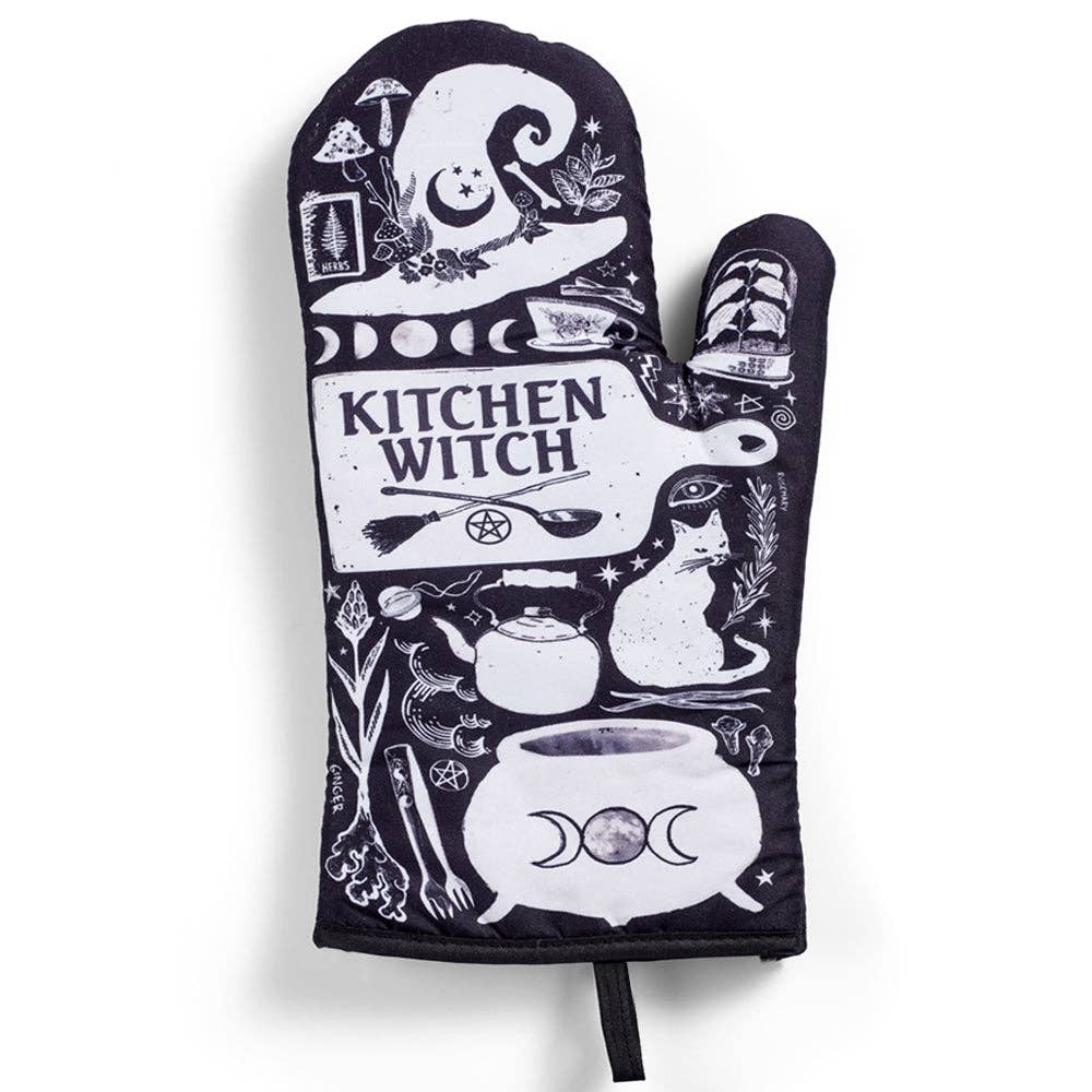 Kitchen Witch Oven Mitt