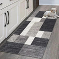 Modern Geometric Patchwork Runner