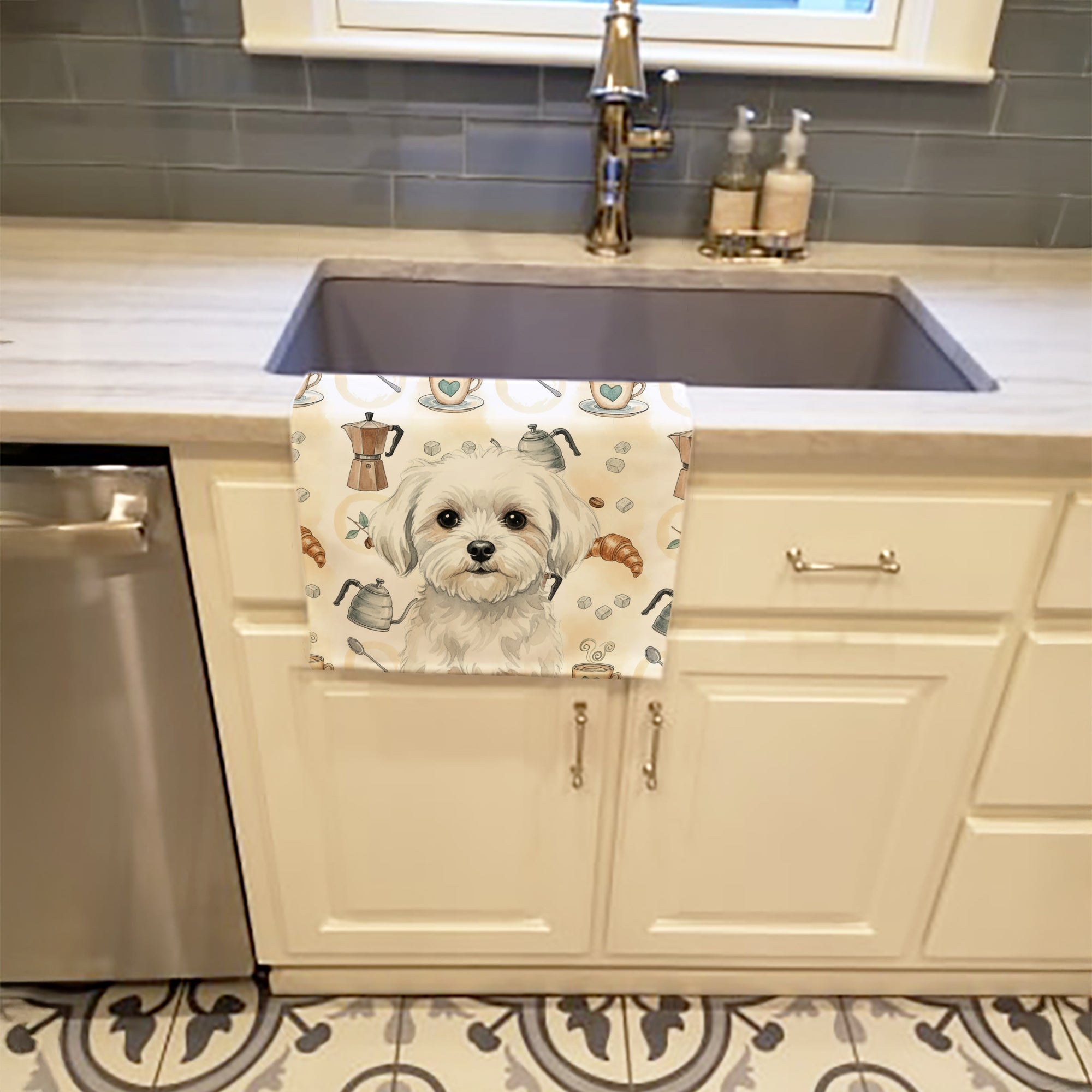 Maltese Coffee Bar Kitchen Towel