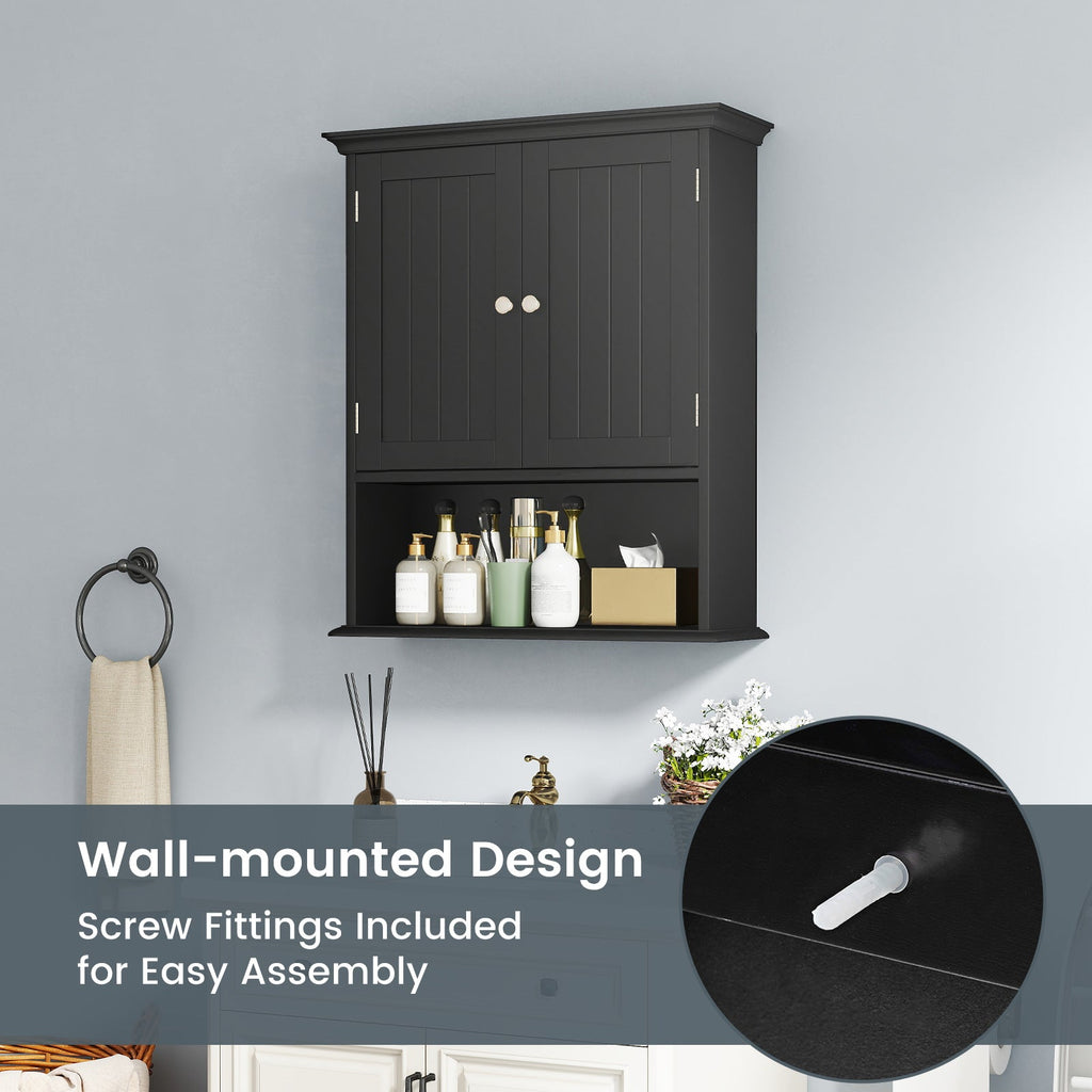 Wall Mount Bathroom Cabinet Storage Organizer