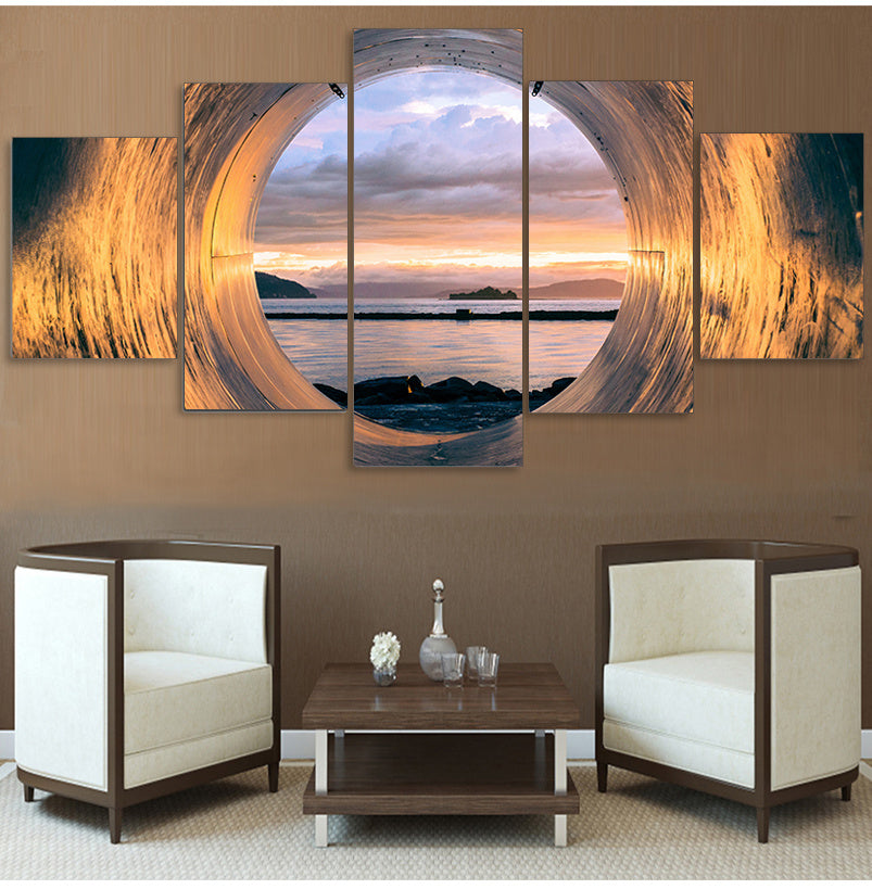 Sunset Seascape Canvas Art