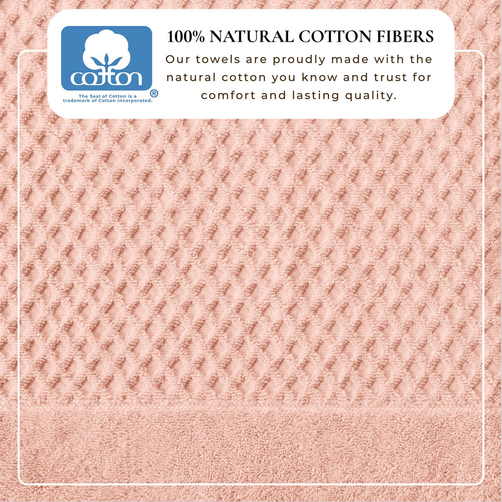 Cotton Diamond Bath Towel Set - Grayson Collection