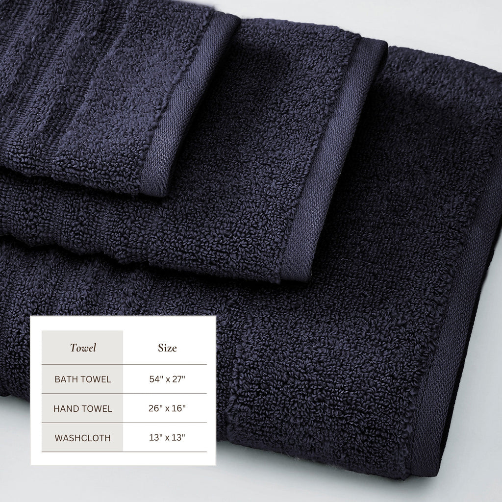Combed Cotton Bath Towel Set - Karina Collection
