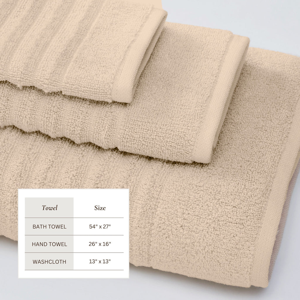 Combed Cotton Bath Towel Set - Karina Collection