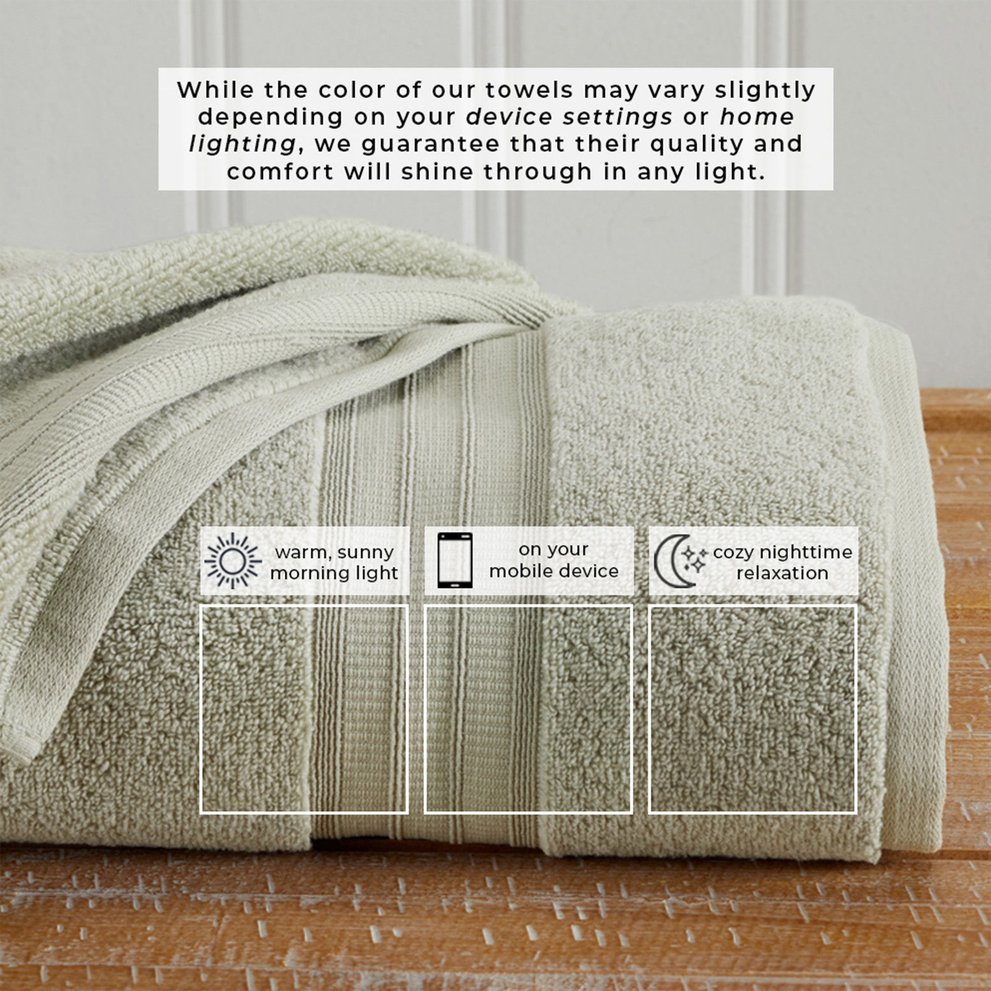 Cotton Premium Bath Towel Set - Chiara Collection
