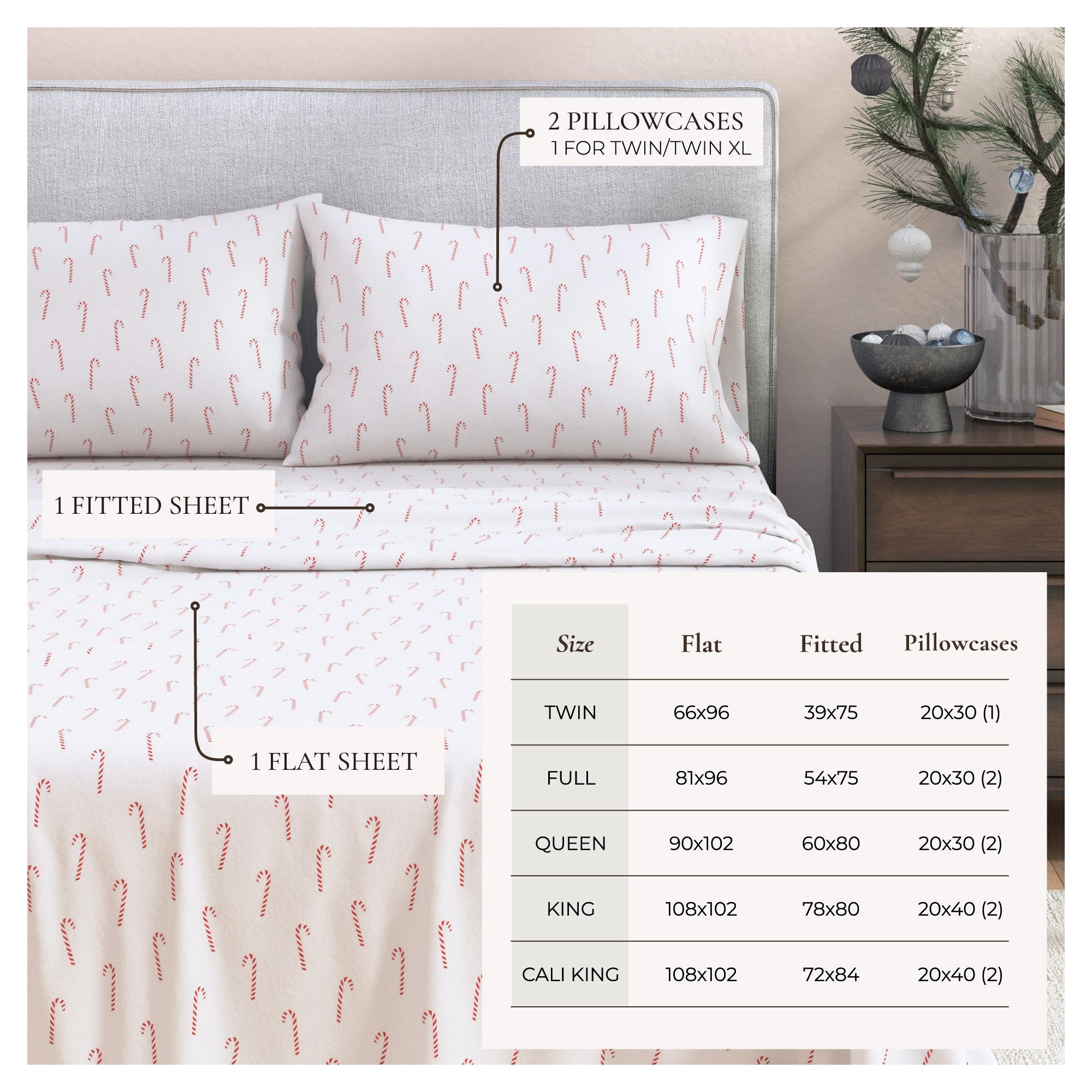 Turkish Cotton Flannel Sheet Sets - Boulder Collection