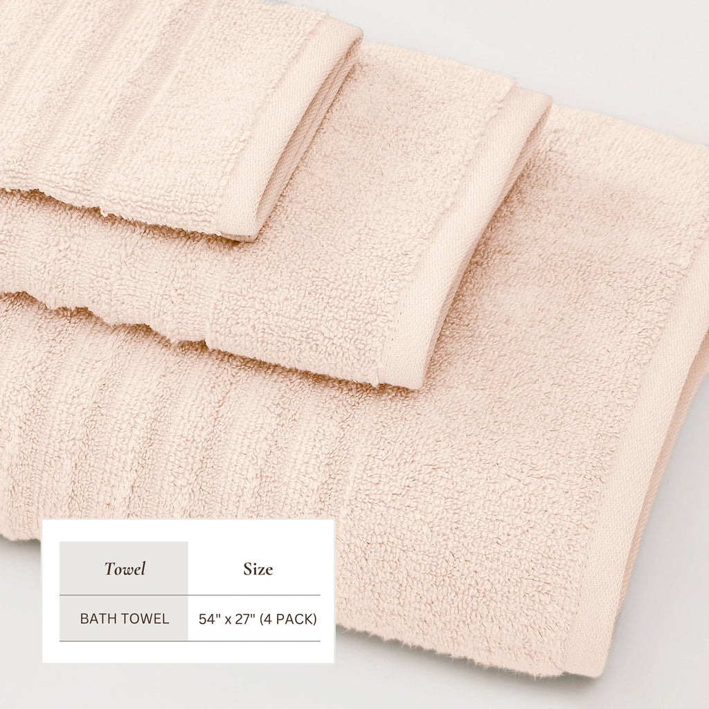 Combed Cotton Bath Towel Set - Karina Collection