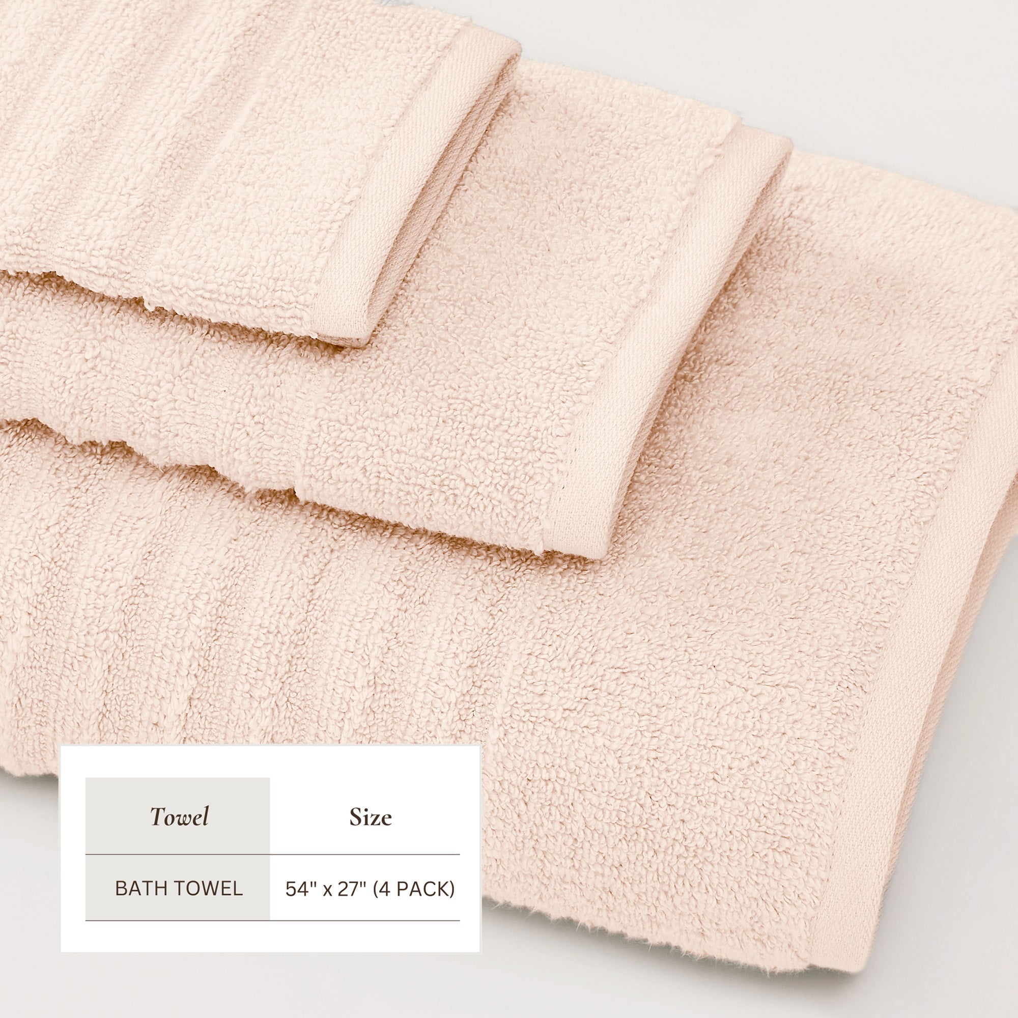 Combed Cotton Bath Towel Set - Karina Collection