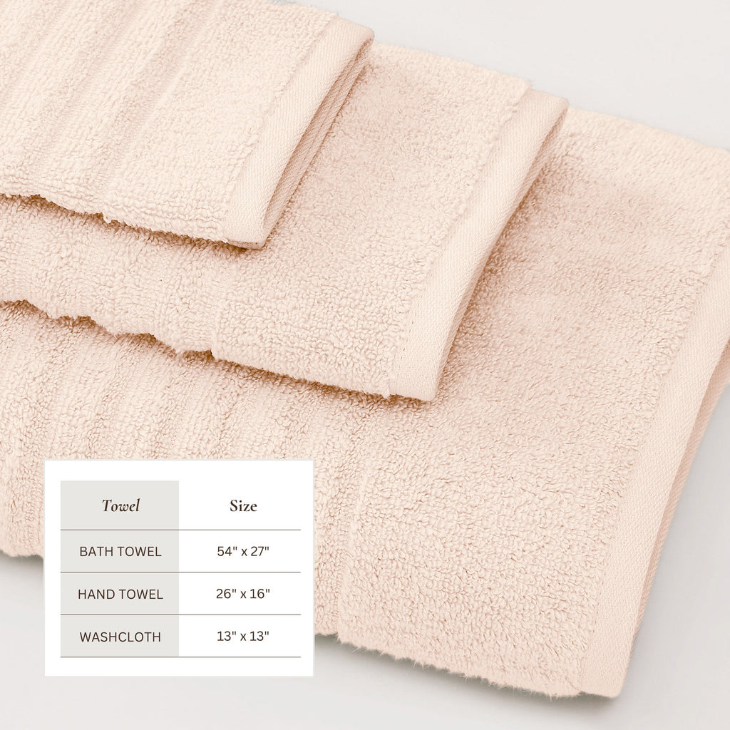 Combed Cotton Bath Towel Set - Karina Collection