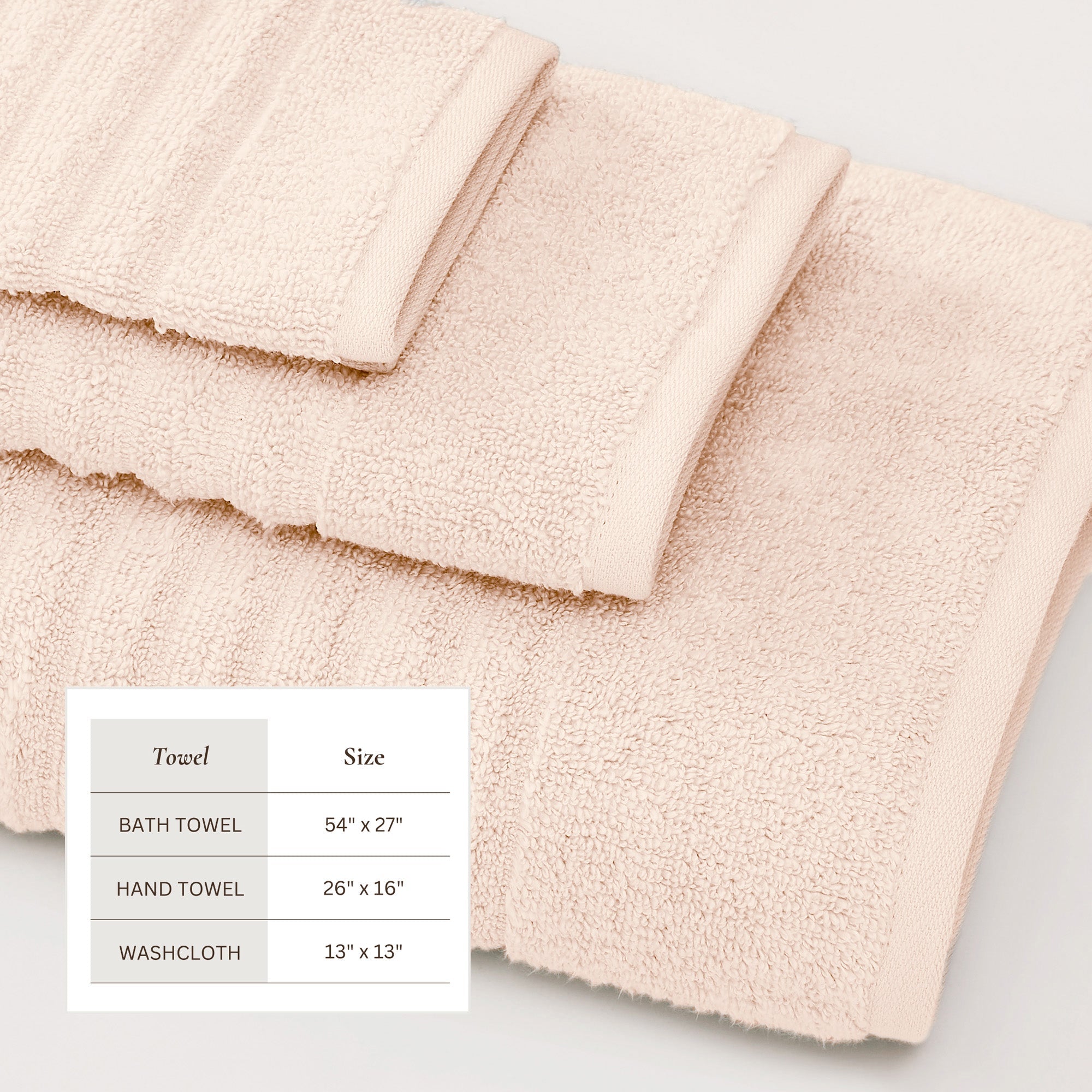 Combed Cotton Bath Towel Set - Karina Collection