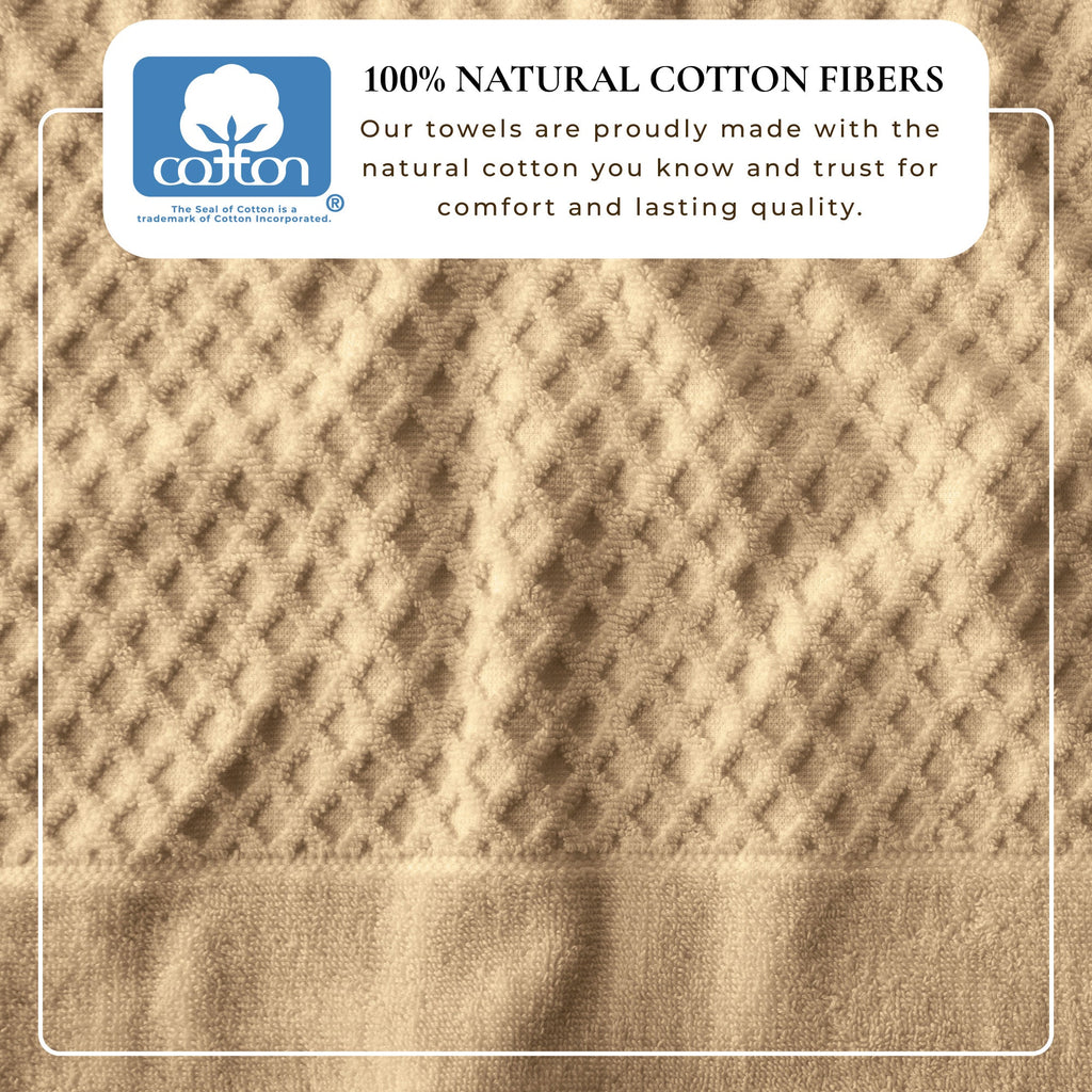 Cotton Diamond Bath Towel Set - Grayson Collection