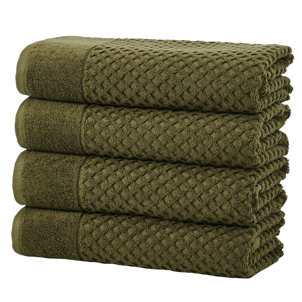 Cotton Diamond Bath Towel Set - Grayson Collection